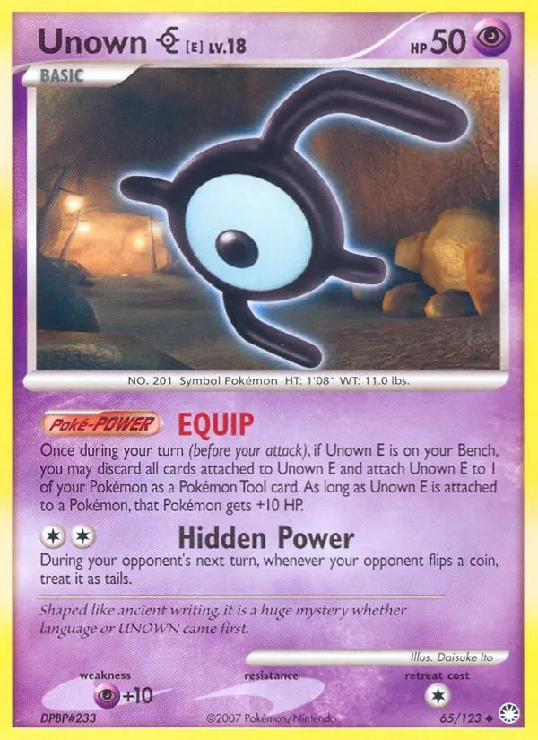 Unown E - Non-holo