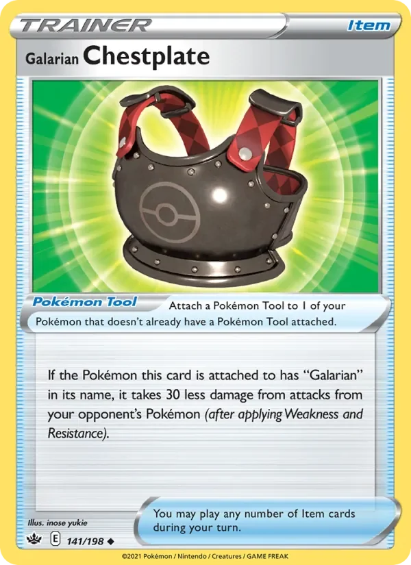 Galarian Chestplate - Non-holo