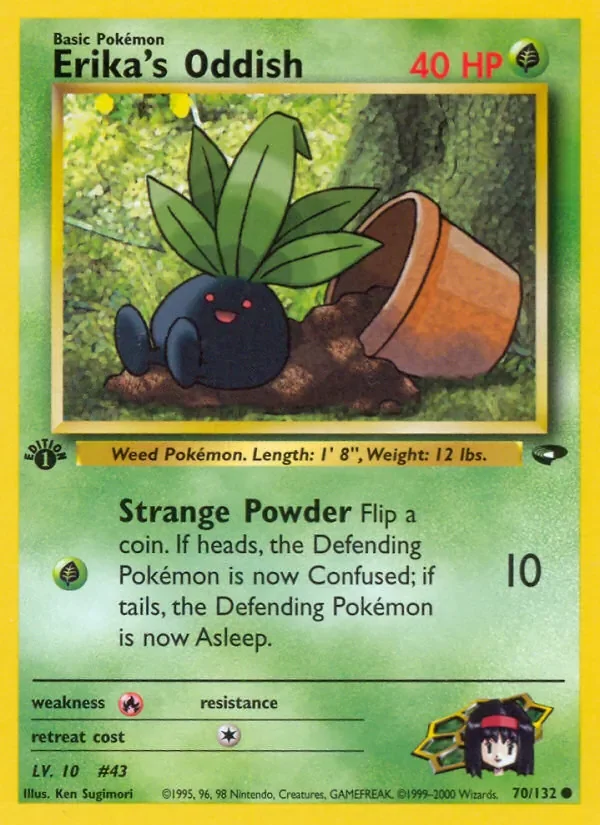 Erika's Oddish - Non-holo