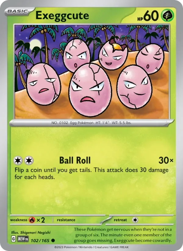 Exeggcute - Non-holo