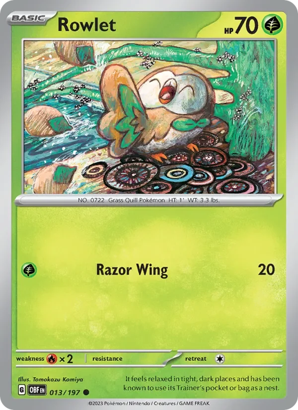 Rowlet - Non-holo
