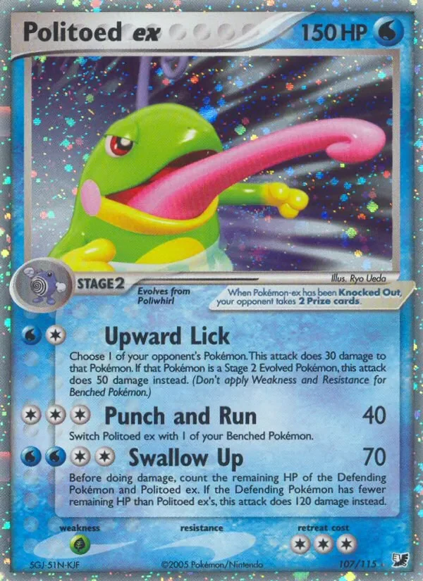 Politoed ex - Holo
