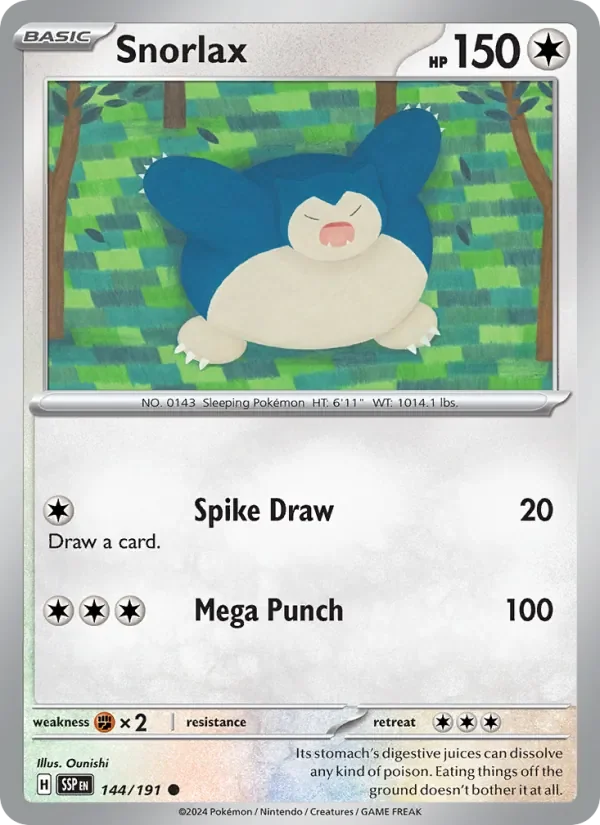 Snorlax - Non-holo