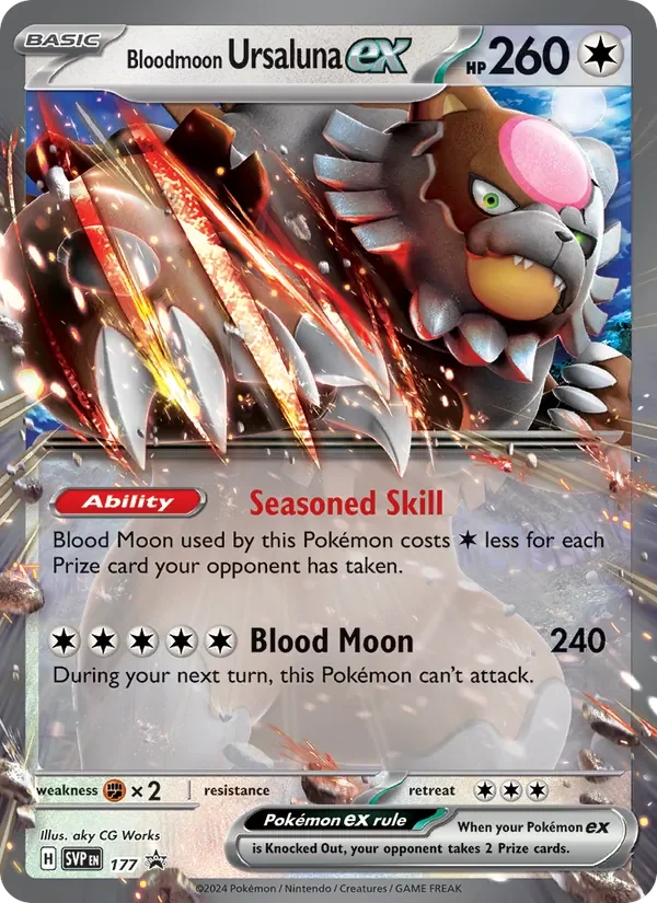 Bloodmoon Ursaluna ex - Holo