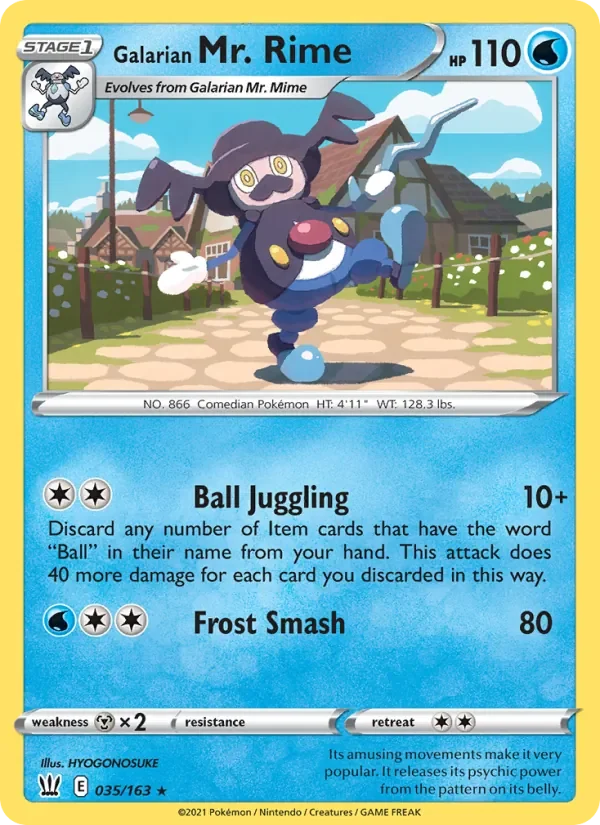 Galarian Mr. Rime - Non-holo