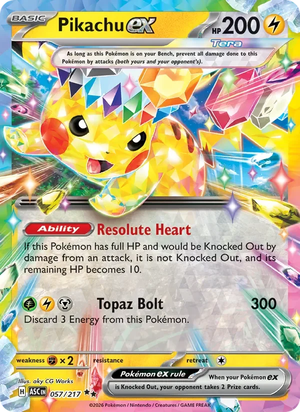 Pikachu ex - Holo