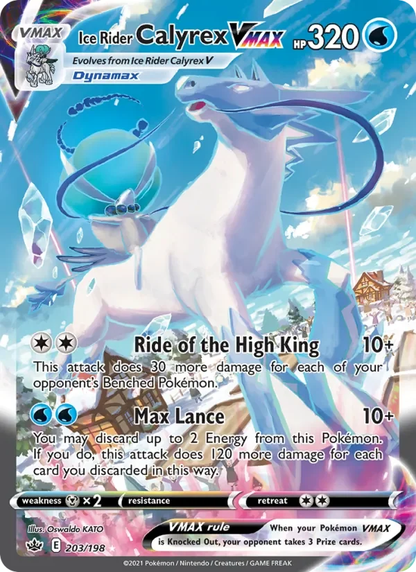 Ice Rider Calyrex VMAX - Holo
