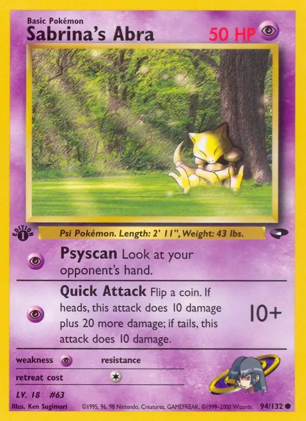 Sabrina's Abra - Non-holo