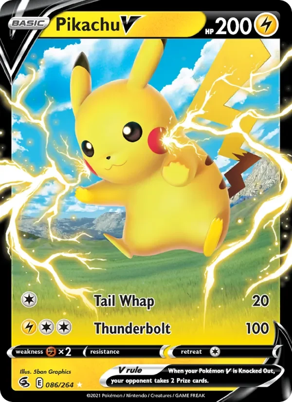 Pikachu V - Holo