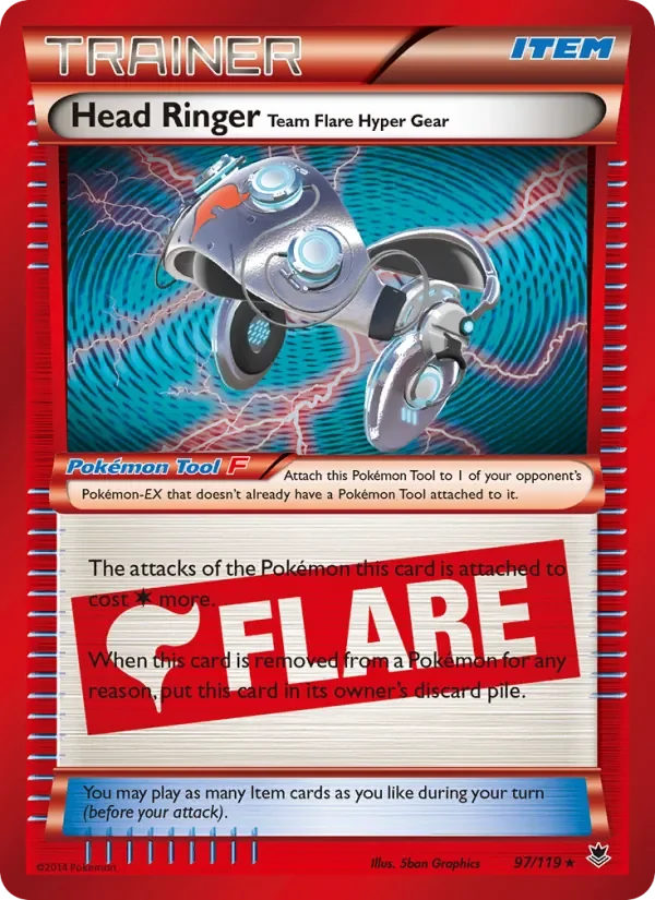 Head Ringer Team Flare Hyper Gear - Non-holo