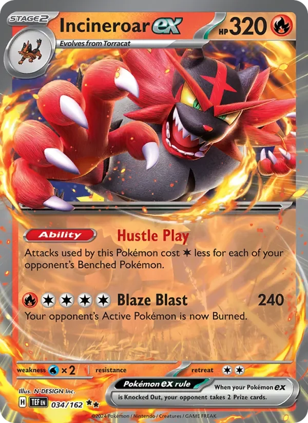 Incineroar ex - Holo