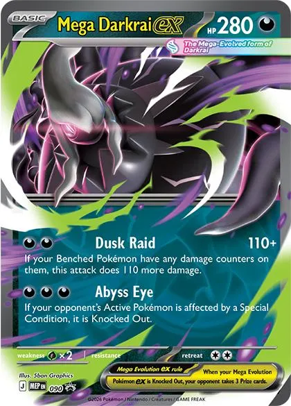 Mega Darkrai ex - Holo