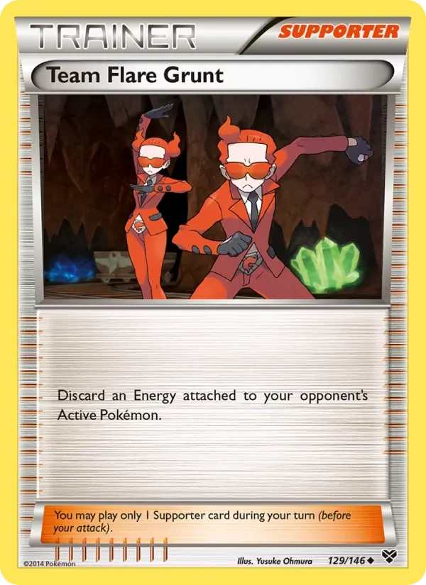 Team Flare Grunt - Non-holo