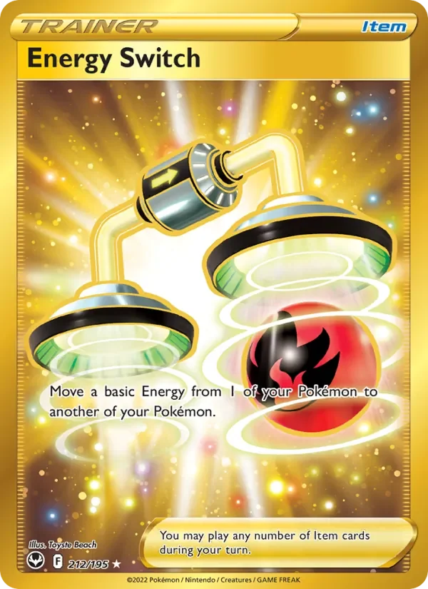 Energy Switch - Holo - Gold