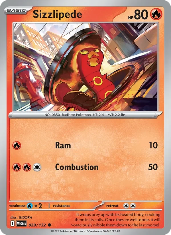 Sizzlipede - Non-holo