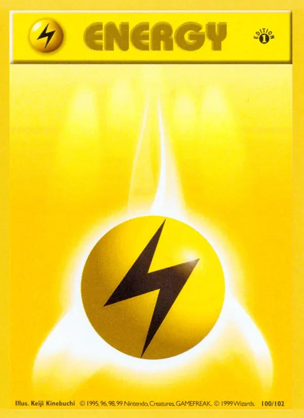 Lightning Energy - Non-holo - 1999-2000 copyright