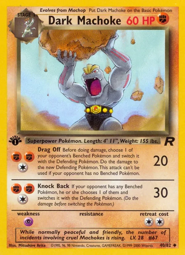 Dark Machoke - Non-holo