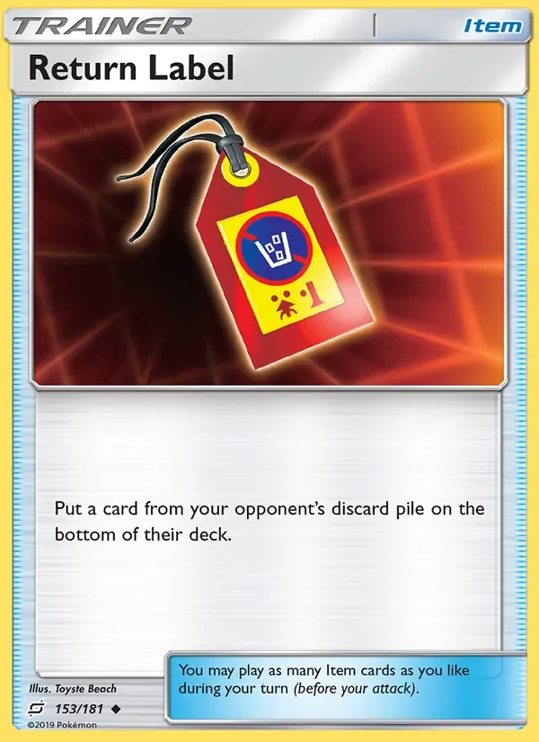 Return Label - Non-holo