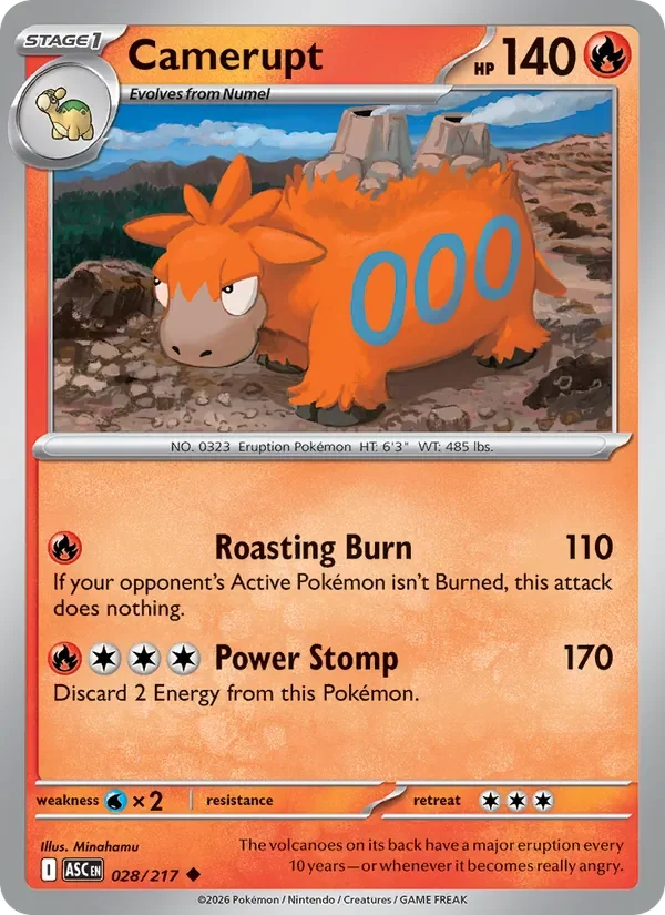 Camerupt - Non-holo