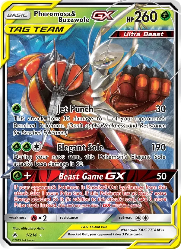 Pheromosa & Buzzwole GX - Non-holo