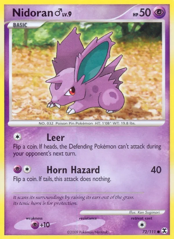 Nidoran ♂ - Non-holo