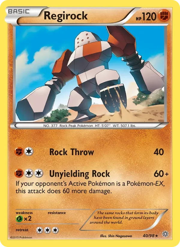 Regirock - Non-holo