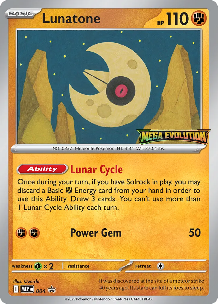 Lunatone - Holo - Set Logo