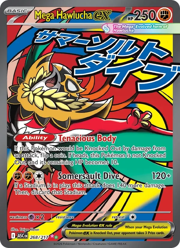 Mega Hawlucha ex - Holo