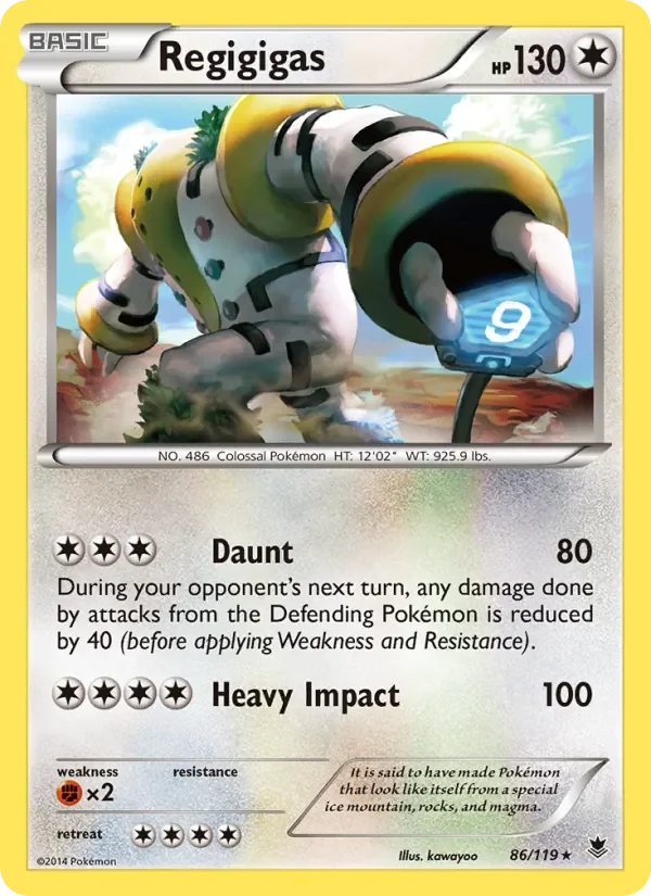 Regigigas - Non-holo