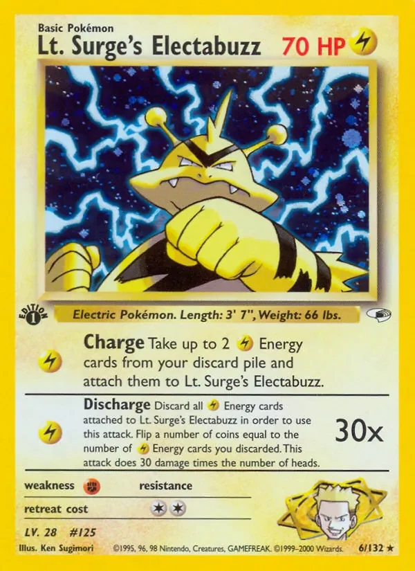 Lt. Surge's Electabuzz - Holo