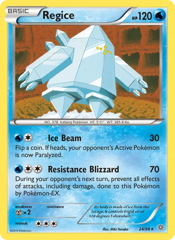 Regice - Non-holo