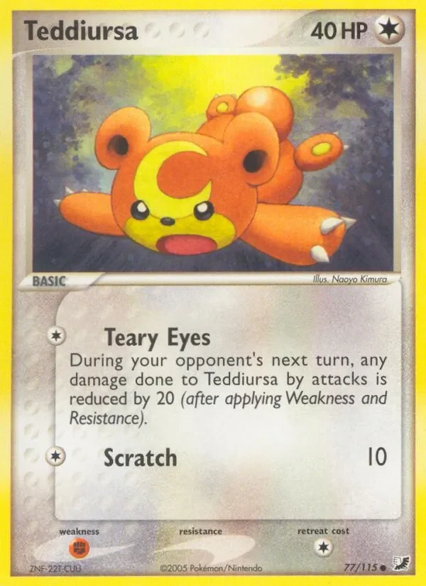 Teddiursa - Non-holo