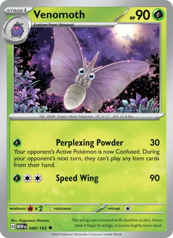 Venomoth - Non-holo