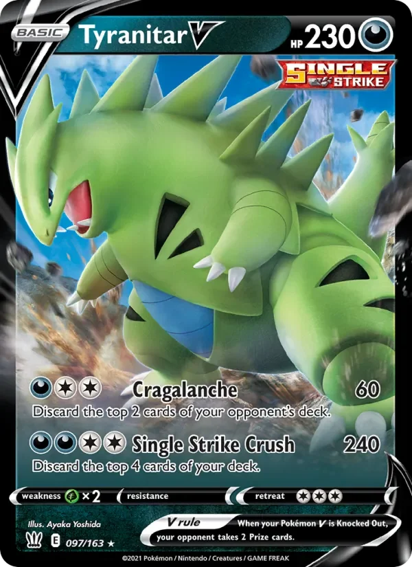 Tyranitar V - Holo