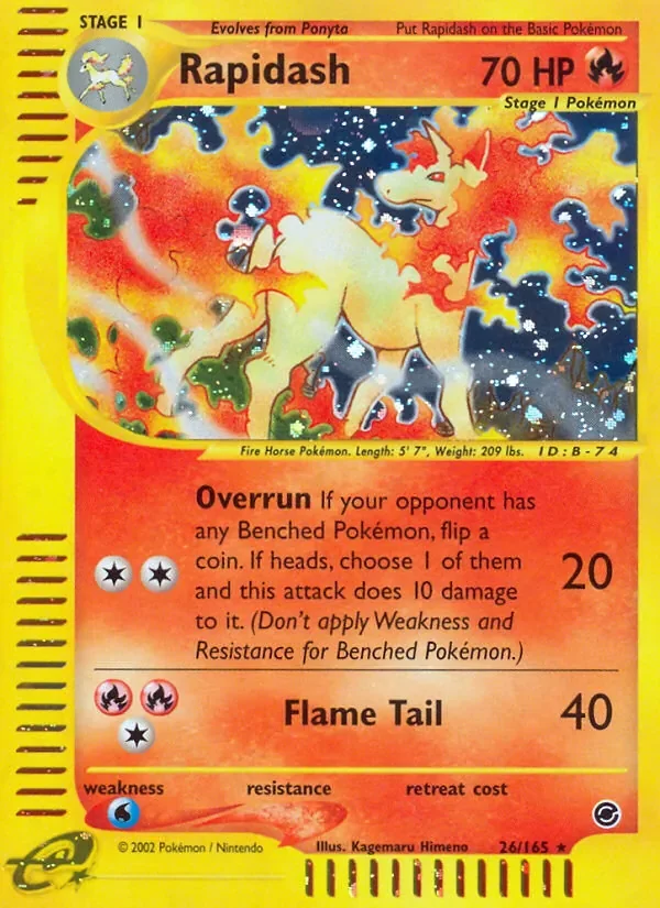 Rapidash - Holo