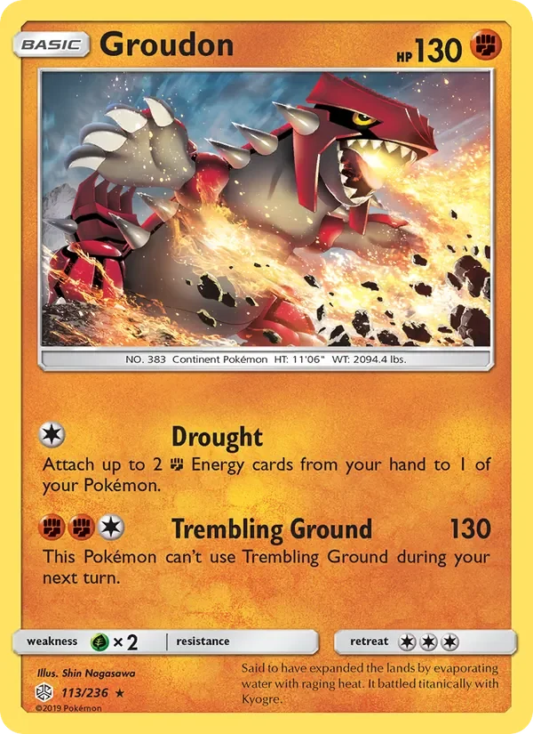 Groudon - Non-holo