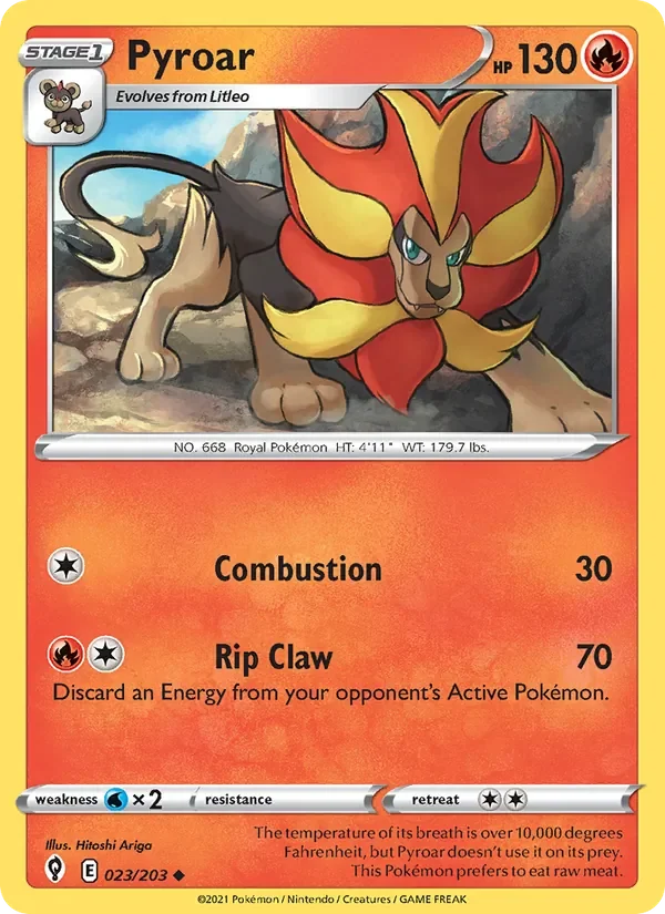 Pyroar - Non-holo